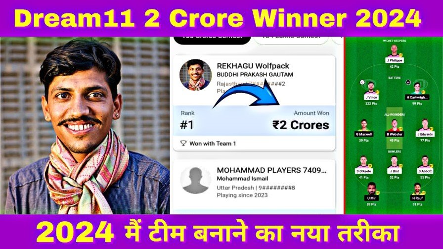 Dream11 2 Crore Winner 2024