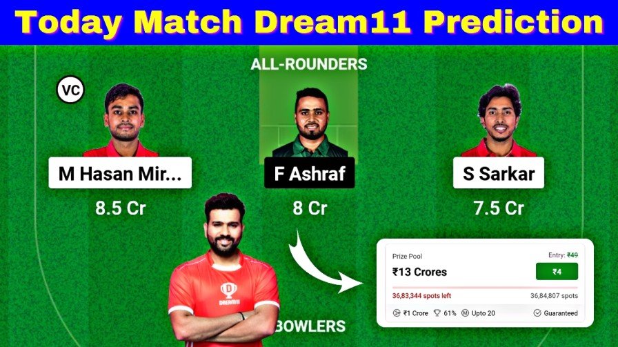 Today Match Dream11 Prediction