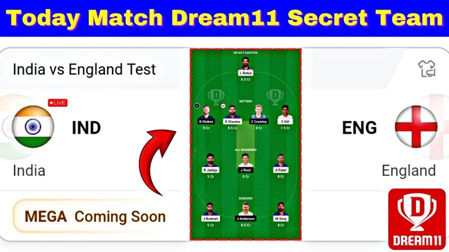Today Match Dream11 Secret Team