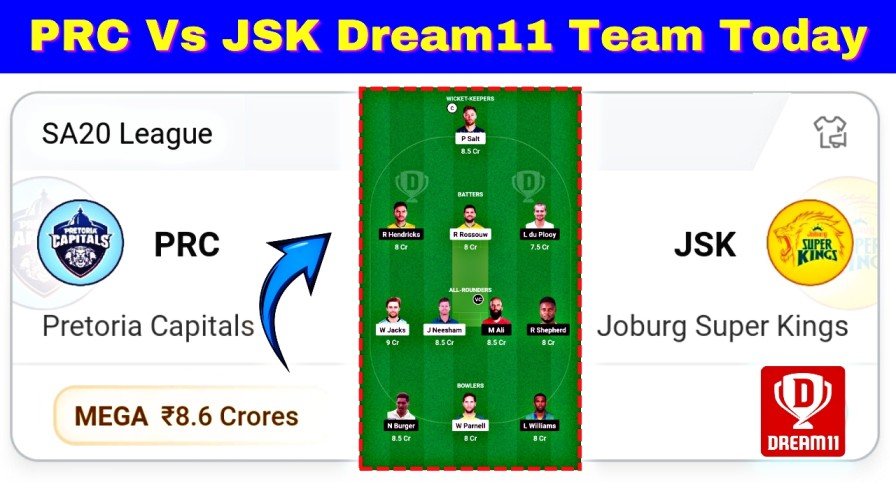 PRC Vs JSK Dream11 Prediction