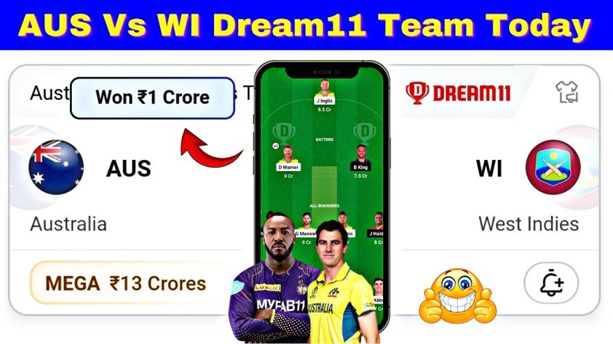 WI Vs AUS 2nd T20 Dream11 Prediction
